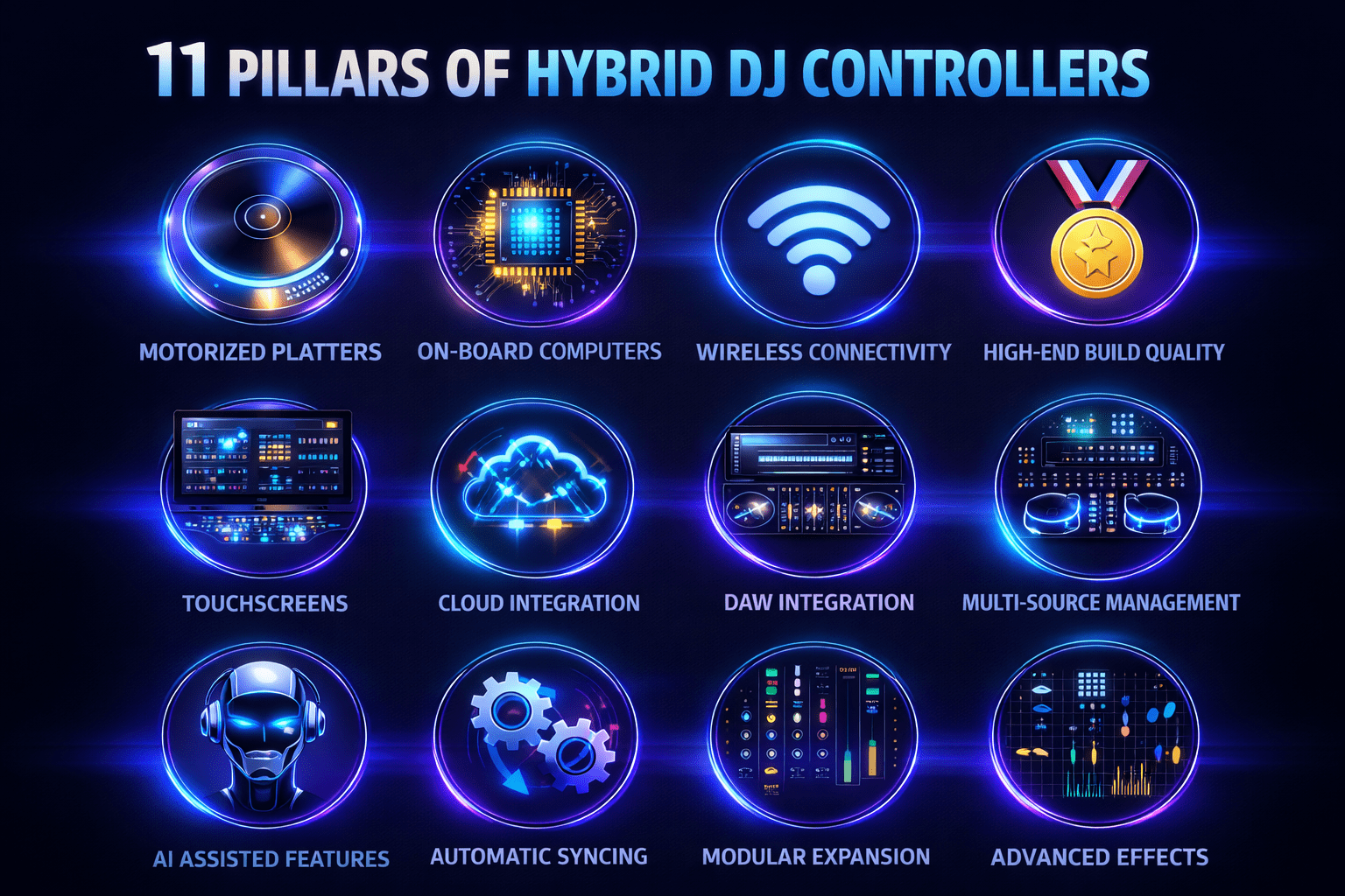 Key features of the best Hybrid DJ Controllers 2026.