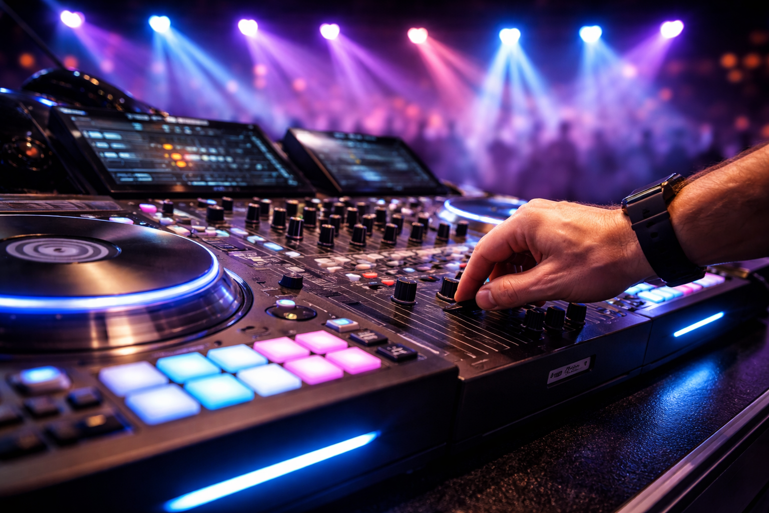 Integrated lighting control in Hybrid DJ Controllers 2026.
