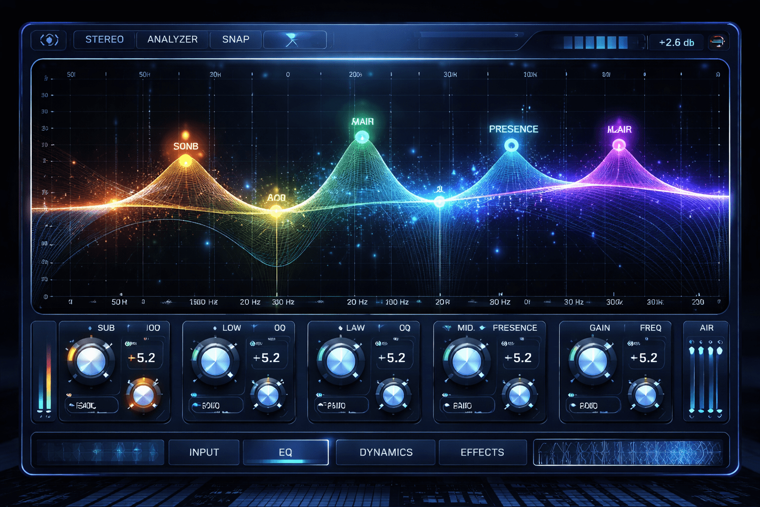 Neural EQ analysis as part of Pro Music Mixing Tips 2026.
