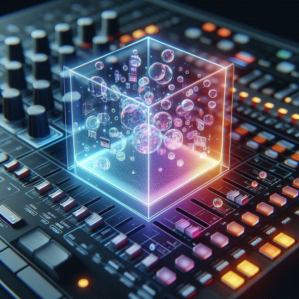 Mixing a track using Immersive Audio for Musicians spatial panning tools.