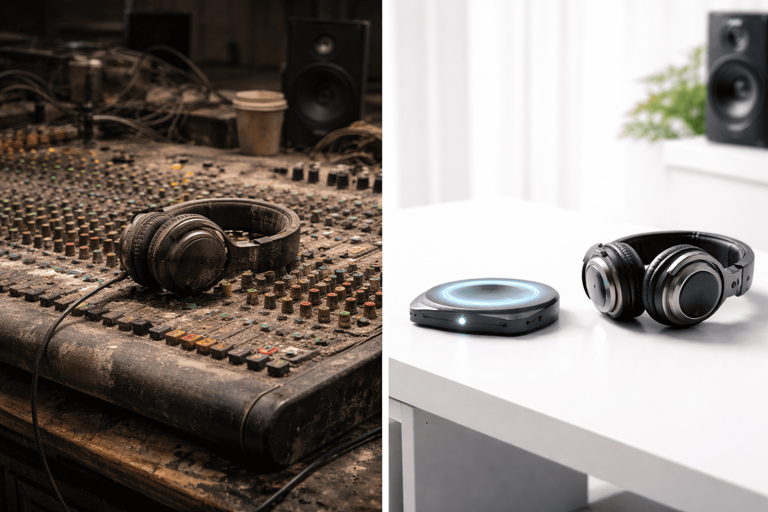 The evolution from traditional mixing to Neural Music Production.